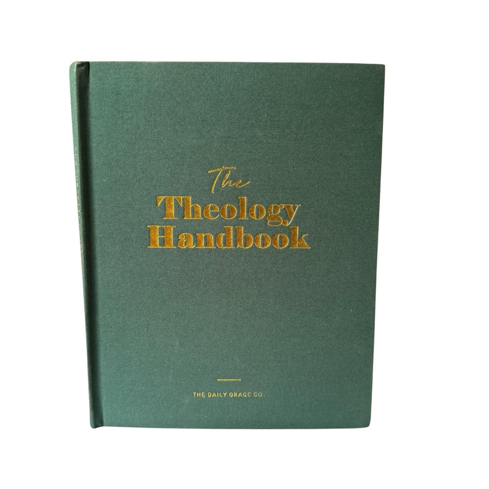 The Daily Grace Co The Theology Handbook Green Hardcover Christian Study Guide
